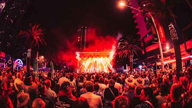 The Groundwater Country Music Festival will take over Broadbeach on the Gold Coast for three days in October.