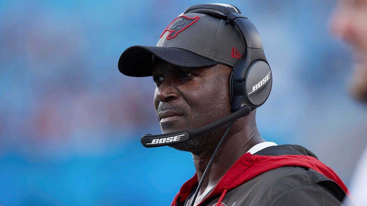 Todd Bowles looks on field