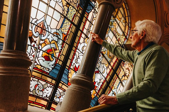 Rodney Marshall was one of the glass painters behind the 1980s refurbishment of the QVB.