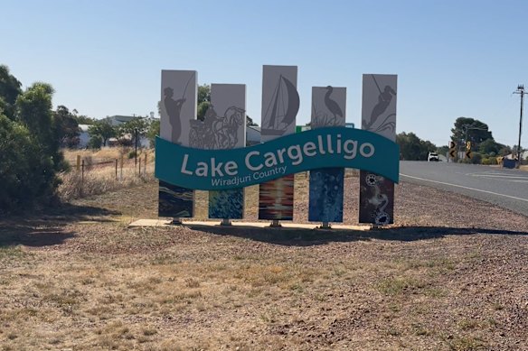 Lake Cargelligo in regional NSW has a population of about 1400, according to the 2021 census.
