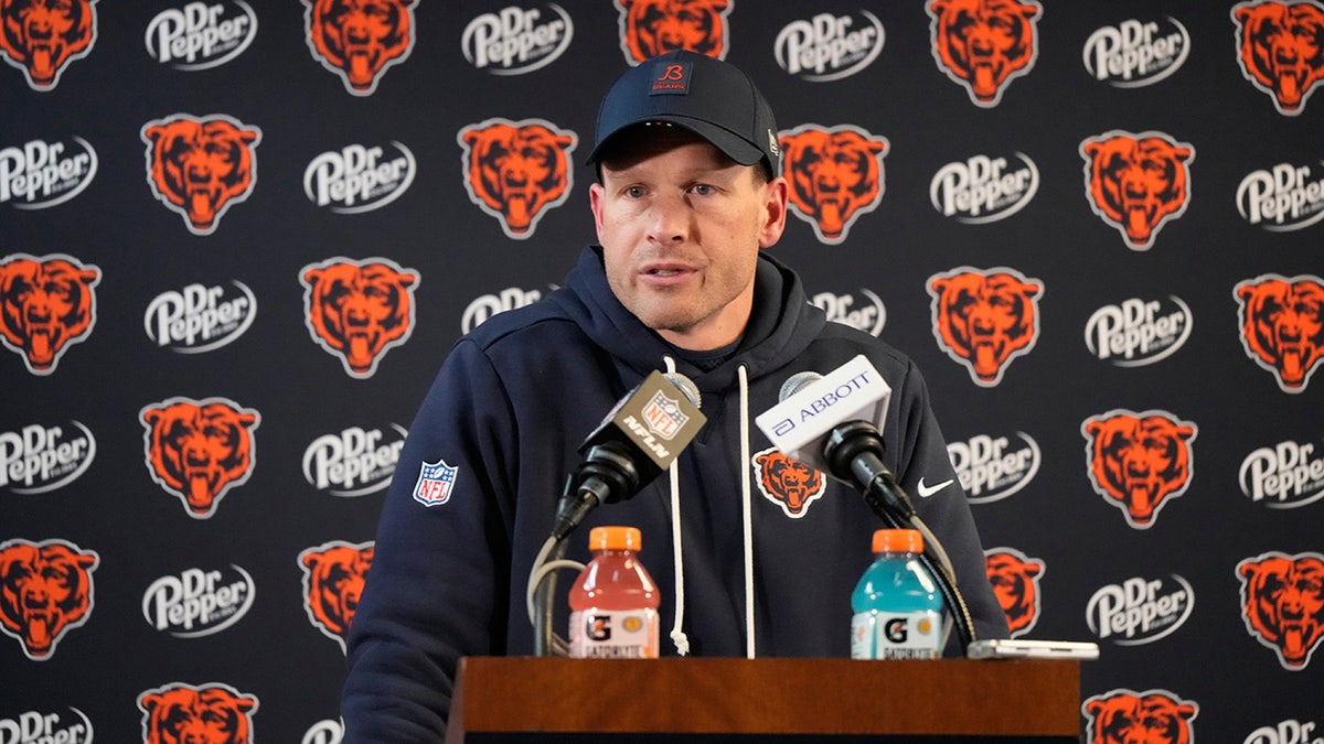 Ben Johnson talks to reporters