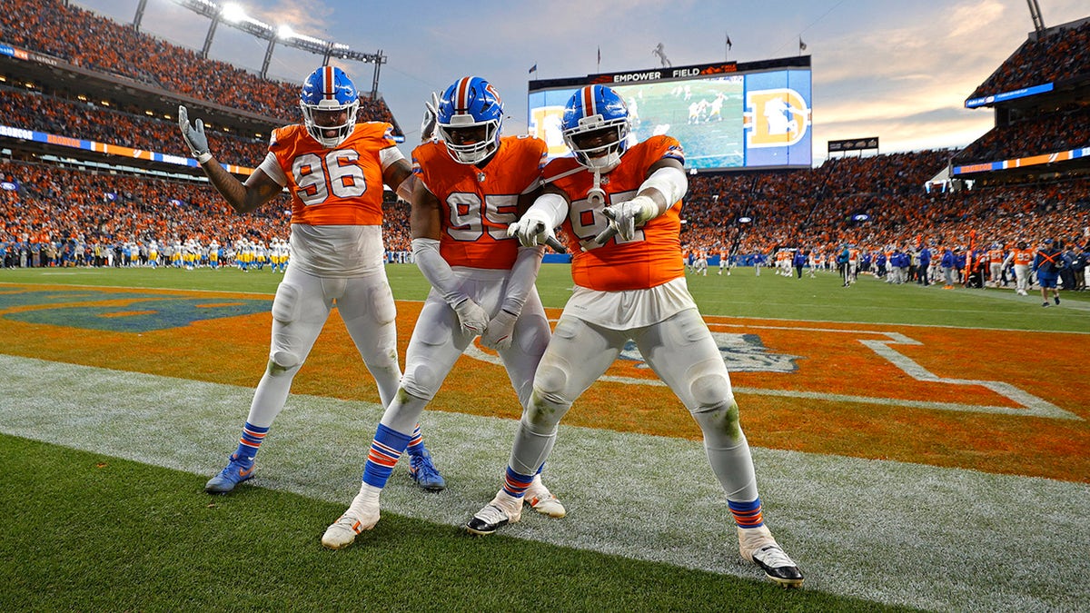 Broncos celebrate