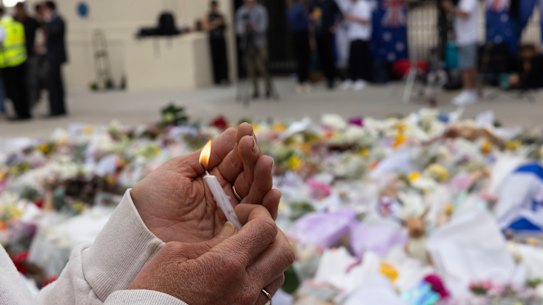 A floral memorial is growing daily near the scene of the shooting at Bondi.