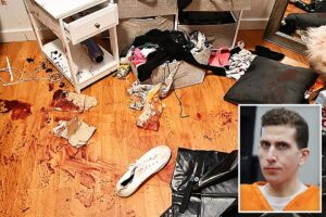 Grisly leaked photos show blood-soaked rooms of Idaho college students butchered by Bryan Kohberger