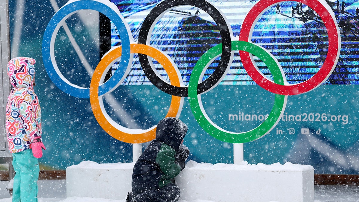 Olympic rings in Italy