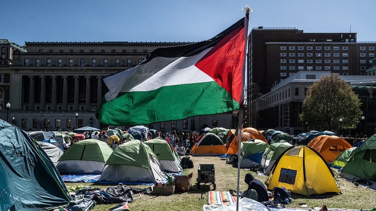 Columbia tent encampment