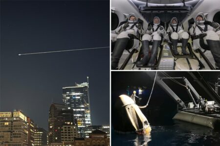 Space station evacuation lights up California sky — as astronaut returns to Earth with mystery illness