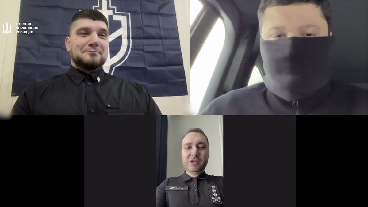 Denis Kapustin, also known by his pseudonym ‘White Rex,’ leader of the right-wing Russian Volunteer Corps seen in a video