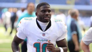 Tyreek Hill vows he’s ‘turned up and locked in’ as Dolphins release him after 4 seasons