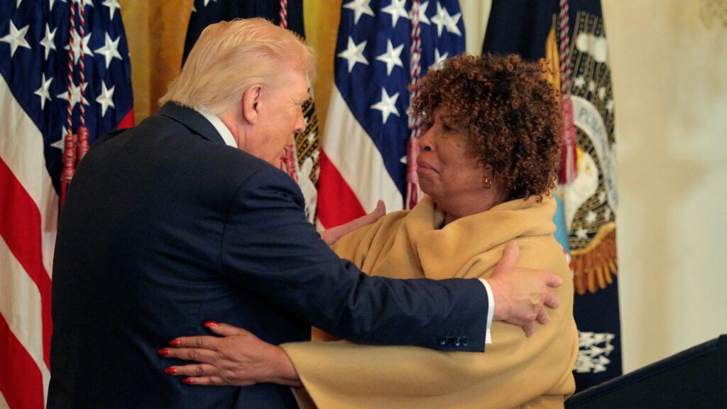 Grandmother tells Trump critics to ‘get off the man’s back’ during White House Black History Month event