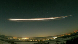 Metal pollution from a rocket reentry detected for the first time