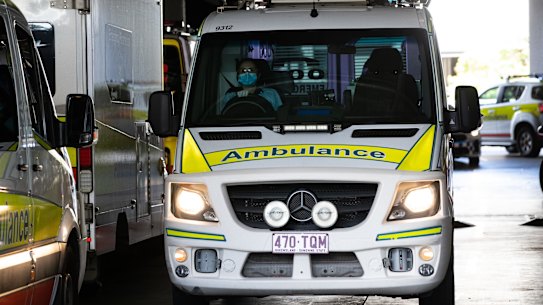 Just 56.9 per cent of Queensland ambulance transfers fell within the 30-minute target time between July to September this year.