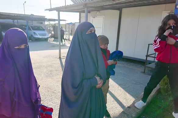 This woman said she could not leave the camp because, even though her children are Australian, she is a Lebanese citizen who was a permanent resident in Australia.