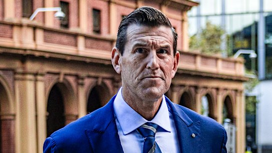 Ben Roberts-Smith at the Federal Court in Sydney in May.