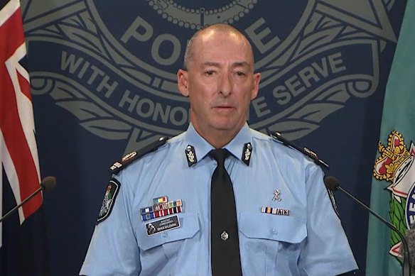 Assistant Commissioner Rhys Wildman defending the decision on Sunday.