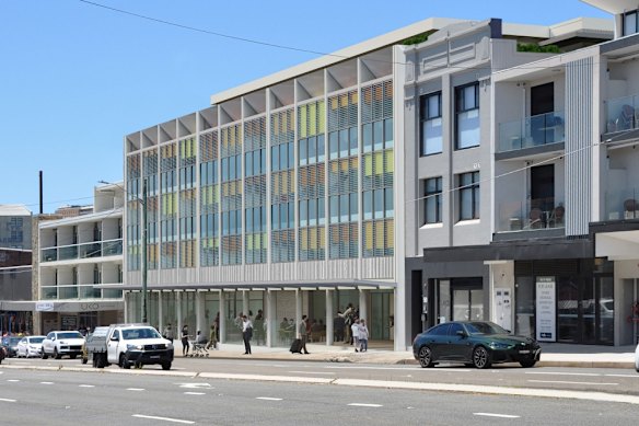 A proposed plan for Parramatta Road at Stanmore. 