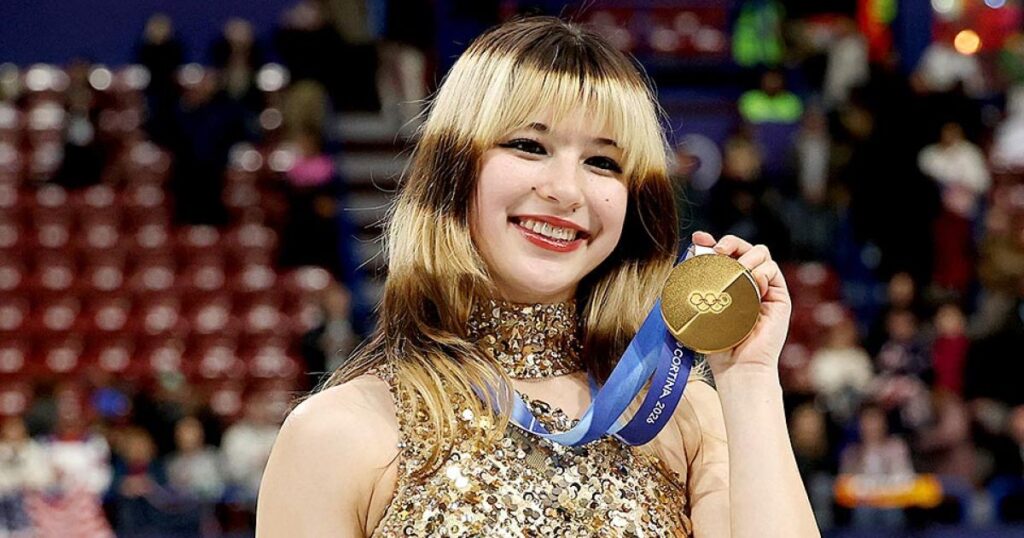 Alysa Liu Puts On Selena Gomez Lip Oil Before Accepting Her Gold Medal at the 2026 Olympics: ‘Icon’