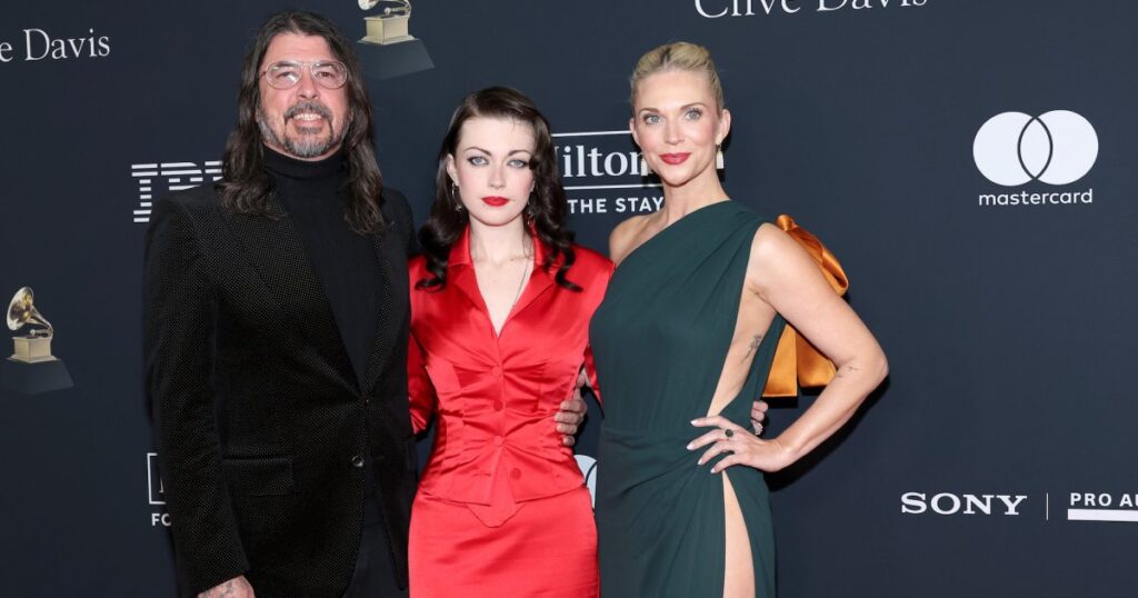 Dave Grohl and Wife Jordyn Blum Make Rare Appearance at Pre-Grammys Gala More Than 1 Year After Affair Scandal