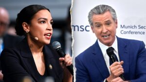 ‘Doubling down on stupid’: Newsom, AOC, trash Trump at European summit as they raise 2028 profiles