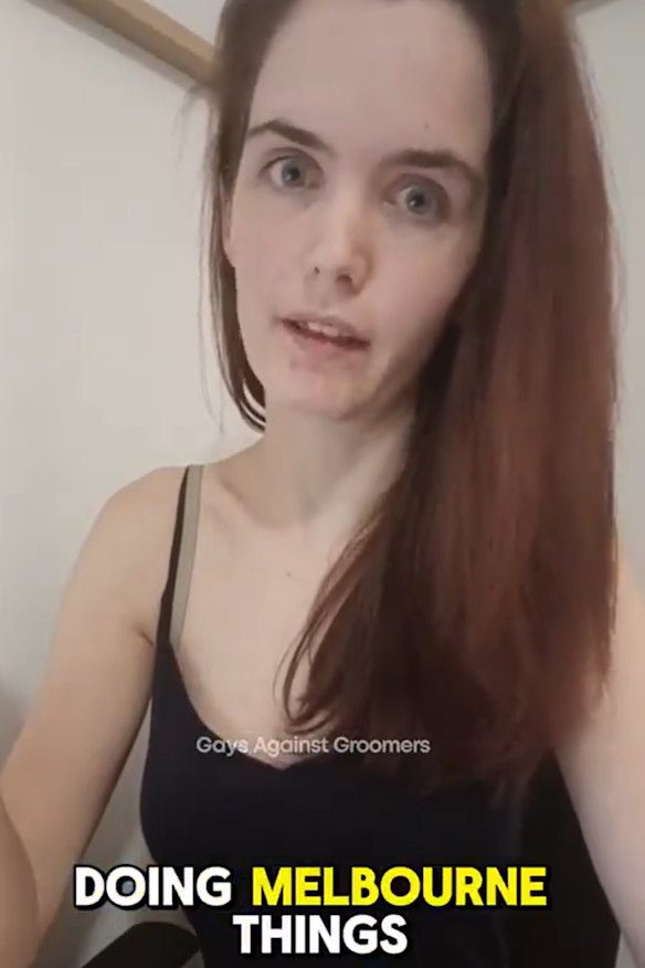 A screenshot of Celine Baumgarten from 2024.