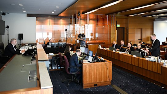 This week’s hearings of the CFMEU inquiry, presided over by Commissioner Stuart Wood, are being held in the Brisbane Magistrates Court.