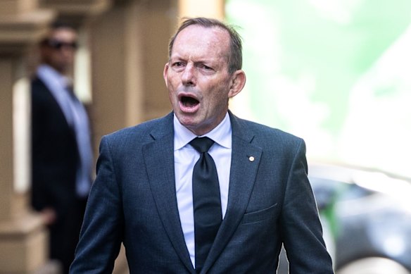 Former prime minister Tony Abbott suggested police be issued with rubber bullets and tear gas.