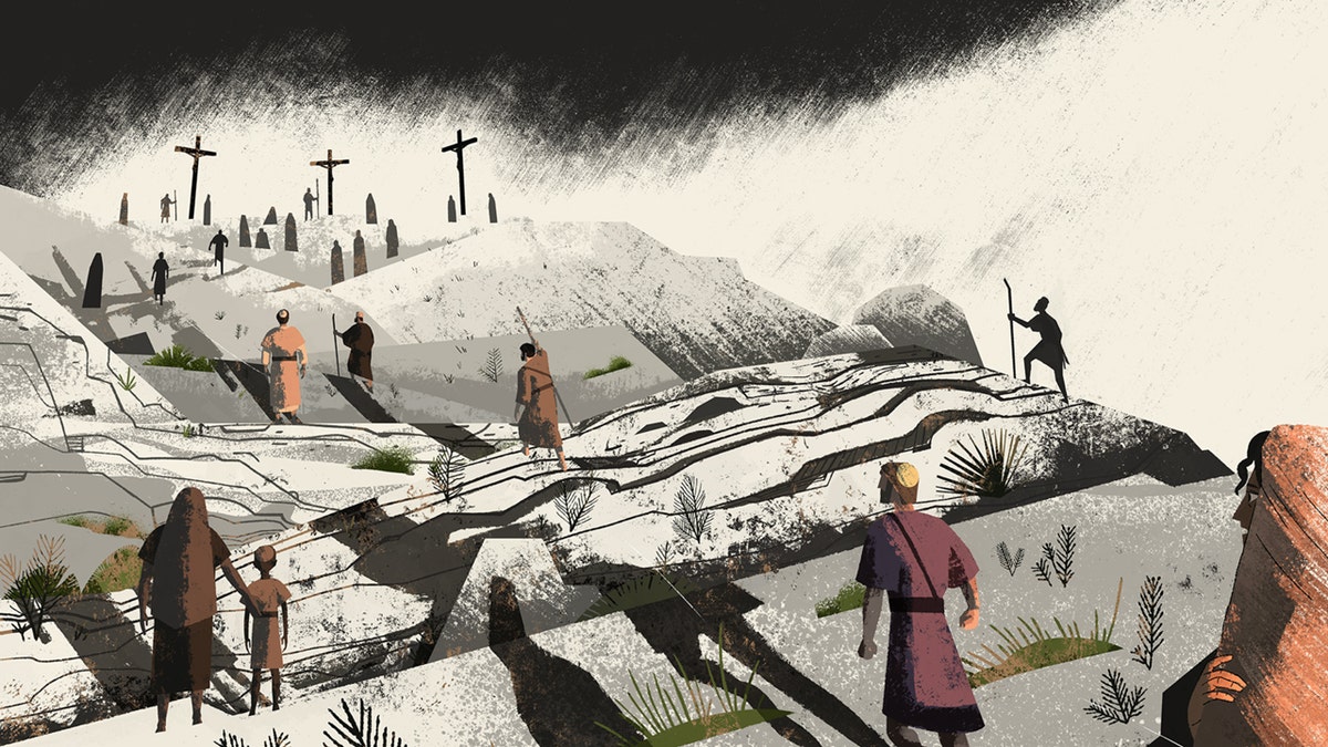 "Young people, especially, are looking for that purpose and meaning — and I think it can only be found in the person of Jesus," said Tebow. Shown here, another illustration from the new book.