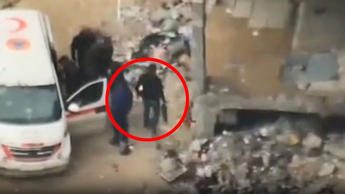 Hamas terrorists use ambulance to transport weapons