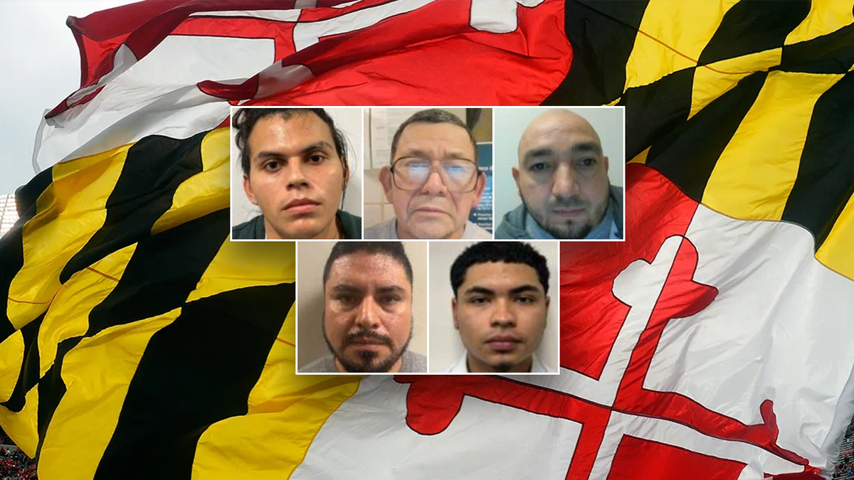 Criminal illegal aliens arrested by ICE in Maryland