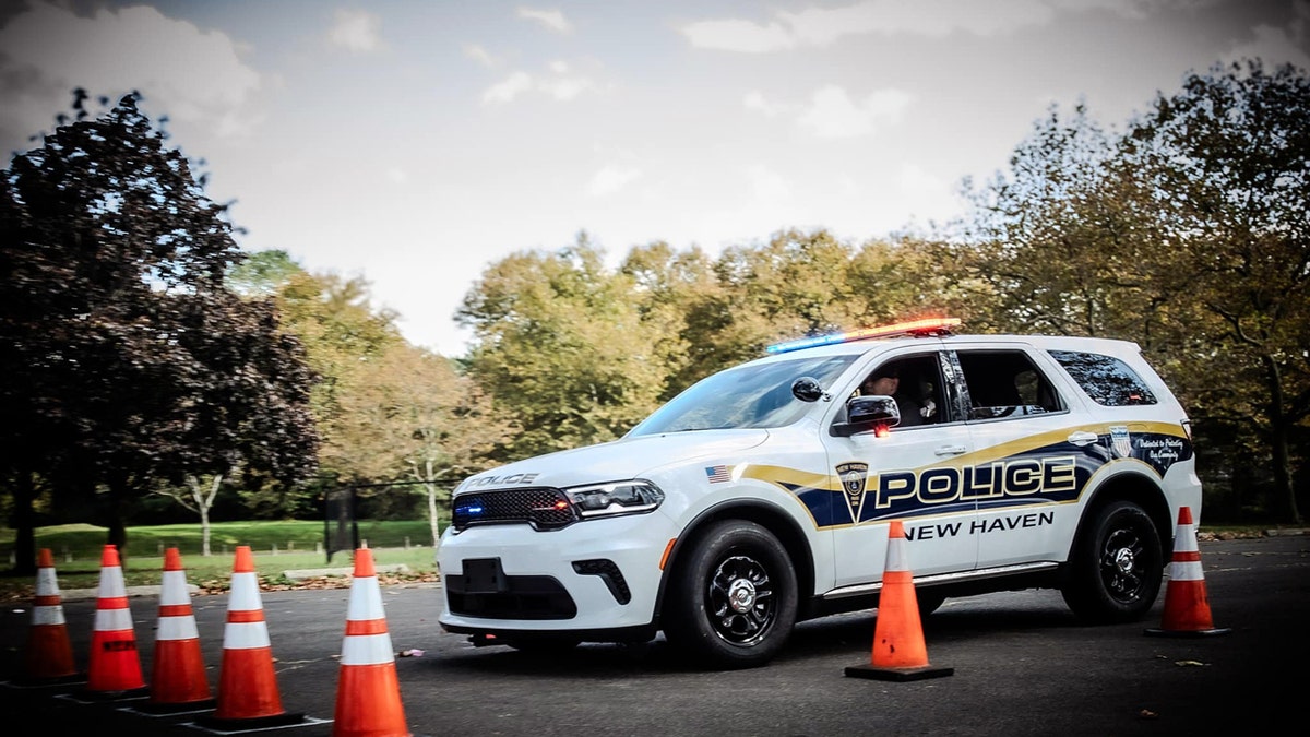 New Haven Police Department vehicle