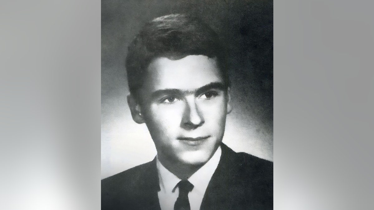 School portrait of a young Ted Bundy.