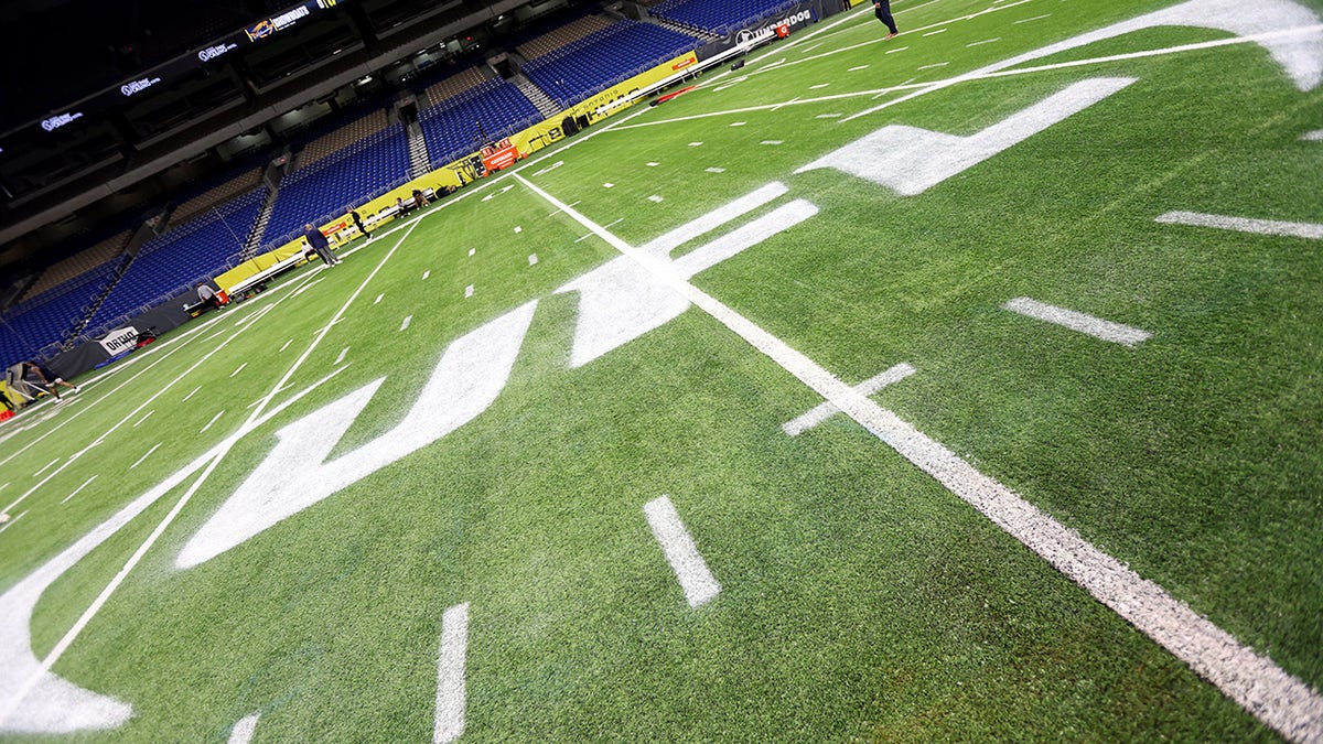 UFL logo on the field