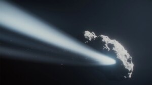 A comet may have flipped its spin and entered a death spiral