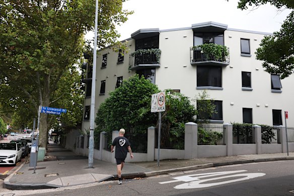 In Oxford Street, Paddington, there are plans for this older unit block to be flattened to make way for penthouses with their own rooftop pools.