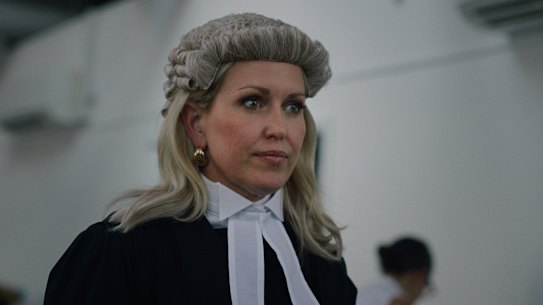 Human rights lawyer Jennifer Robinson in court in a scene from the Australian documentary Silenced, which debuted at Sundance in January 2026. 