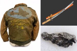 Samurai swords, a WWII jacket and meteorite among the craziest items left in unclaimed luggage in 2025