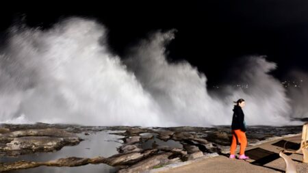 Sydney battered by strong winds and big surf