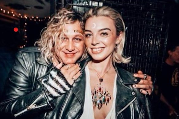 Rock and roll frontman Azaria Byrne and his hairdresser partner, Brooke Mitchell, have been charged with commercial drug supply offences.