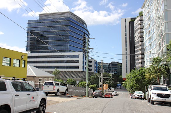 The area has built up significantly in recent years, and the Little Italy development is about 100 metres away. 