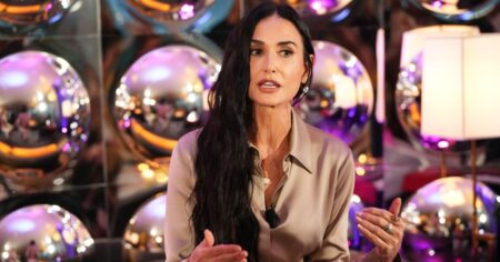 Demi Moore’s Silky, Couture Blowout Starts With This Overnight Hair Serum