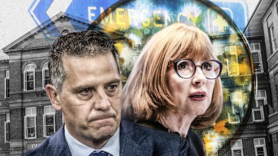 Health Minister Ryan Park and Sydney Local Health District Deb Willcox have faced tough questions on the deadly fungus cluster at Royal Prince Alfred Hospital.