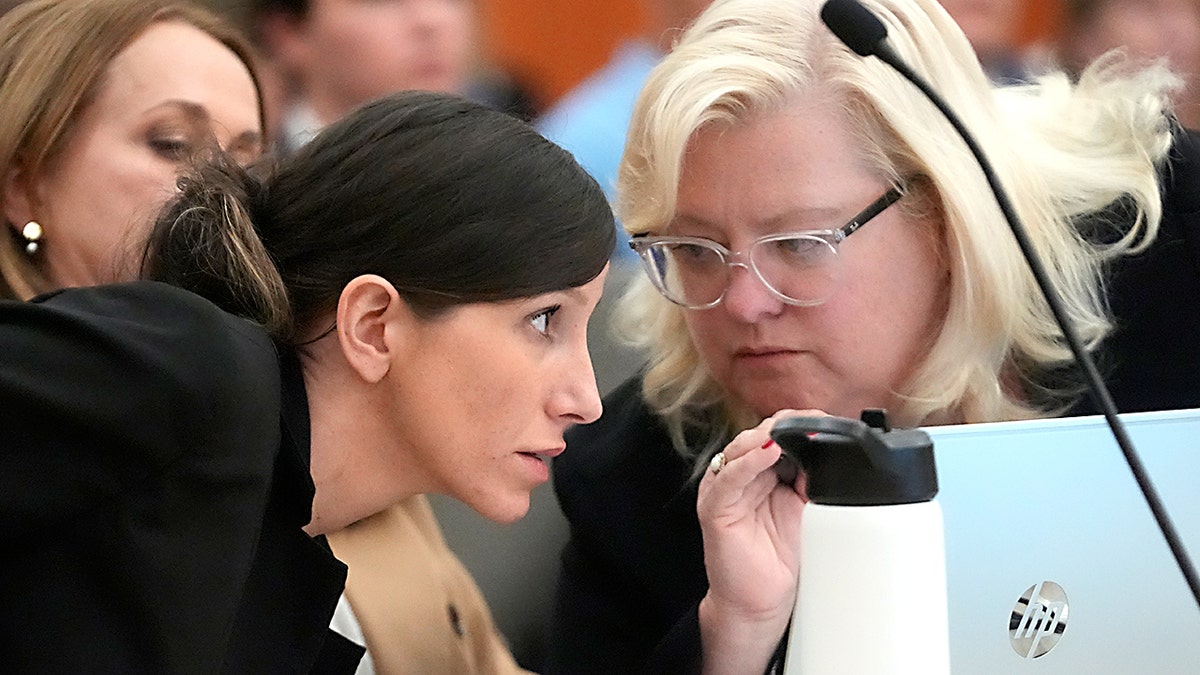 Lawyer Kathryn Nester in court with Kouri Richins