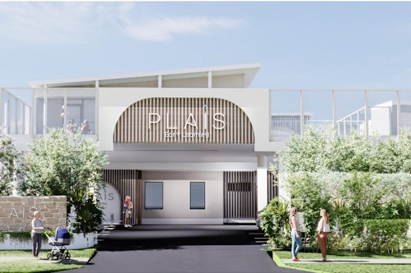 The centre would include activity rooms, outdoor play space, sleeping areas, a laundry and kitchen across two levels.