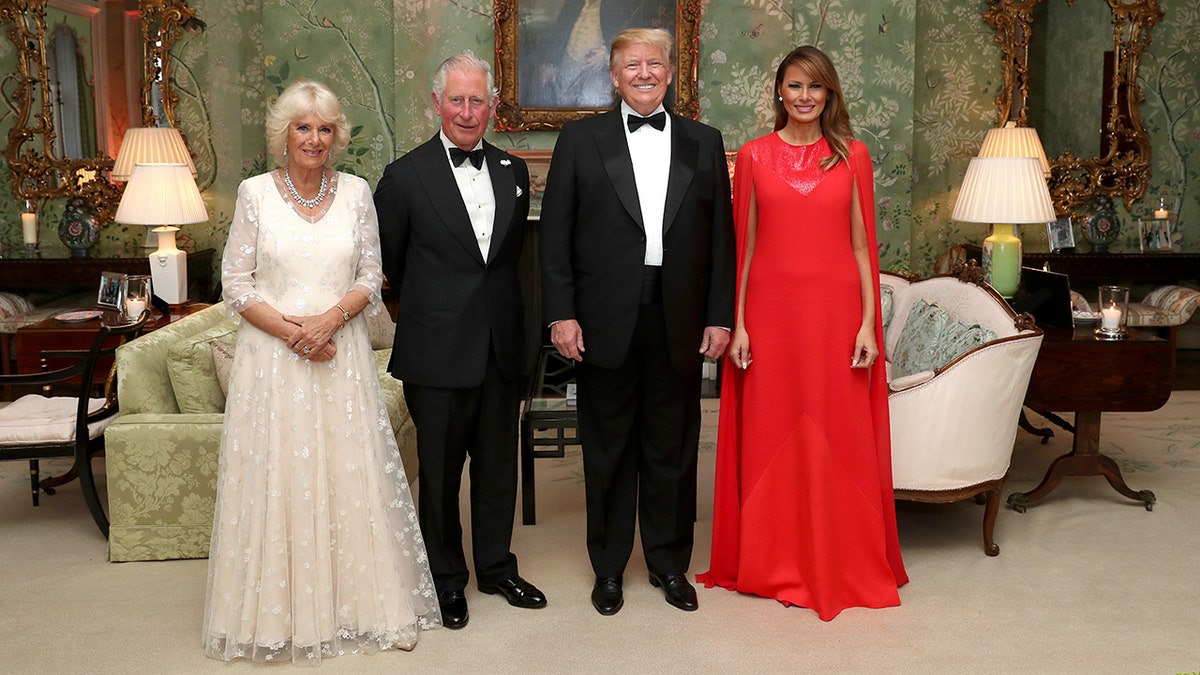 Charles and Camilla hosted President Trump and First Lady Melania Trump during a state visit in 2019.