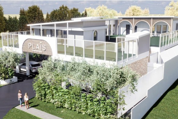 An artist impression of the Plais Early Leaning at Sherwood, lodged with Brisbane City Council in March. 