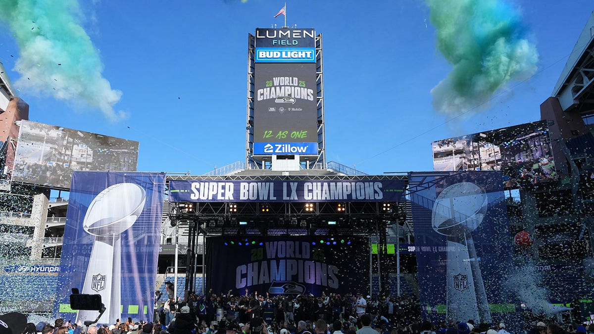 A general view of the Seatttle Sehawks home stadium