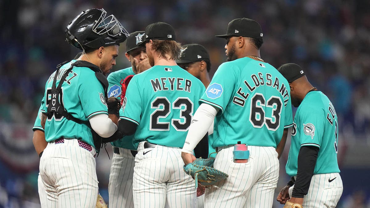 Marlins players trying to figure it out