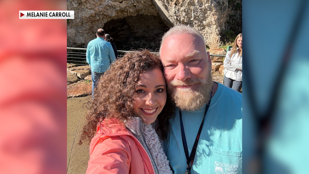 Husband and wife on a trip to The Holy Land
