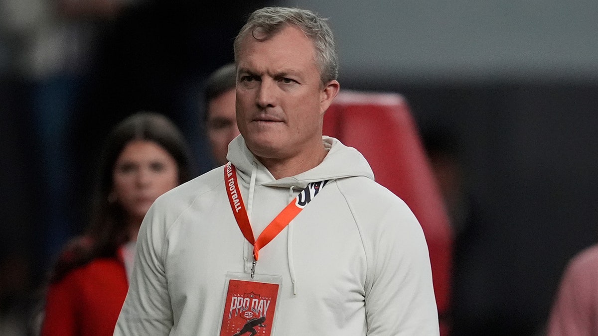 John Lynch at Georgia's pro day