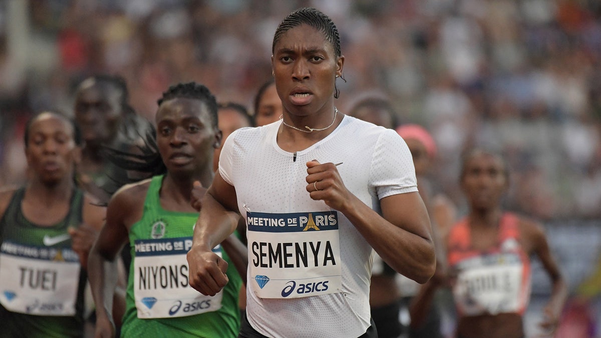 Caster Semenya leads the pack